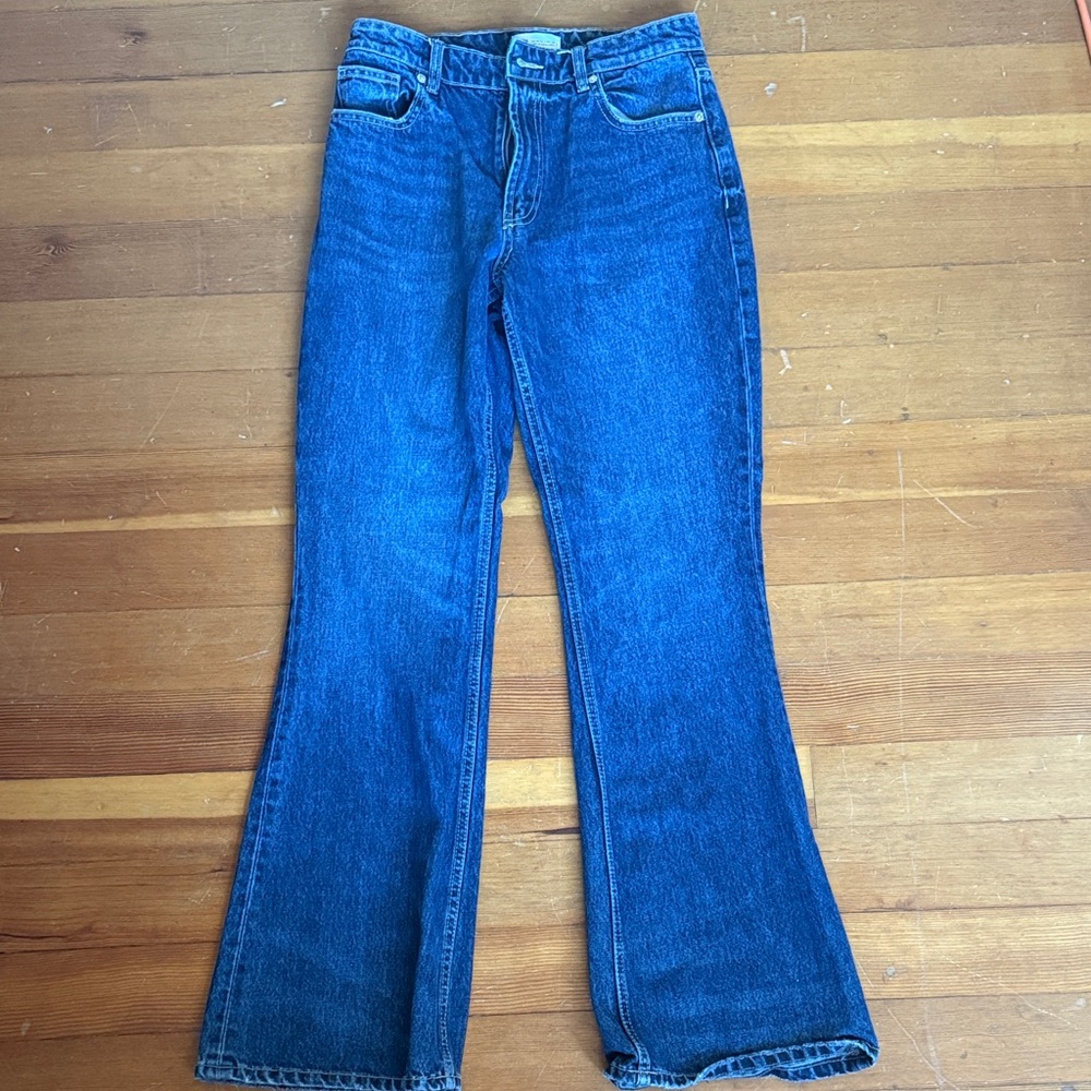 Zara Dark Blue Flare Women's Jeans